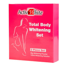 Load image into Gallery viewer, Active White Body Whitening Set, 60g Powder + 120ml Solution