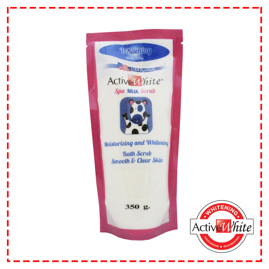 Active White Milk Spa Bath Scrub, 350g Refill Pouch